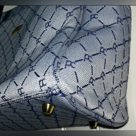 Pierre Cardin Logo Tote, Laptop Pocket, Travel Weekend Bag, Large Purse - Picture 8 of 16